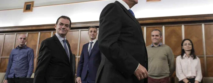 Ludovic Orban şi Klaus Iohannis. FOTO INquam Photos / Octav Ganeag