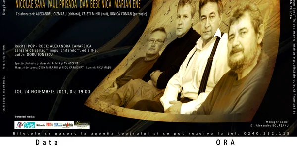 Concertul Accent are loc joi, 24 noiembrie, la Teatrul Jean Bart