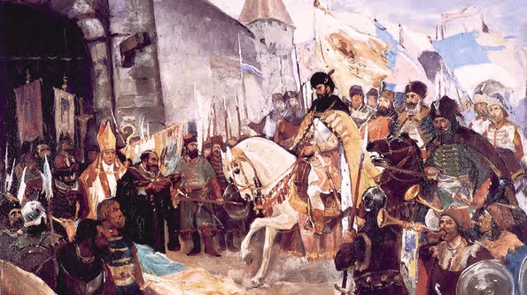 Calendar 6 iulie: 1600 Mihai Viteazul s a intitulat „domn al Țării Românești și Ardealului și a toată țara Moldovei” jpeg