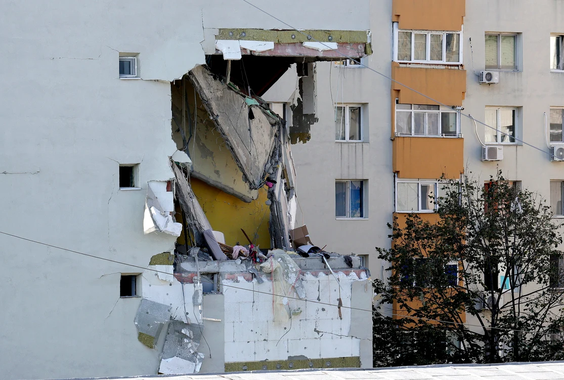 Blocul din Rahova afectat de explozie