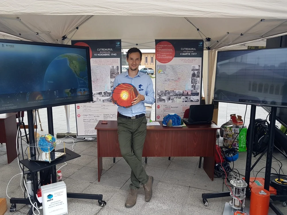 Dragoş Toma Dănilă este specialist în seismologie la INFP Sursa: Dragoş Dănilă