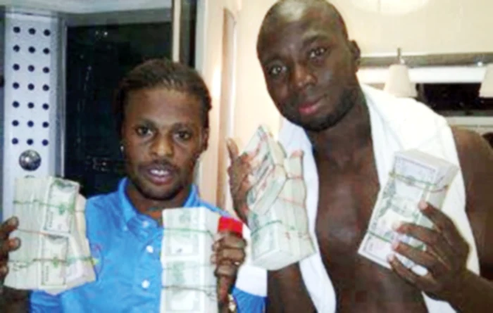 Tresor Mputu şi Cedric Mongongu