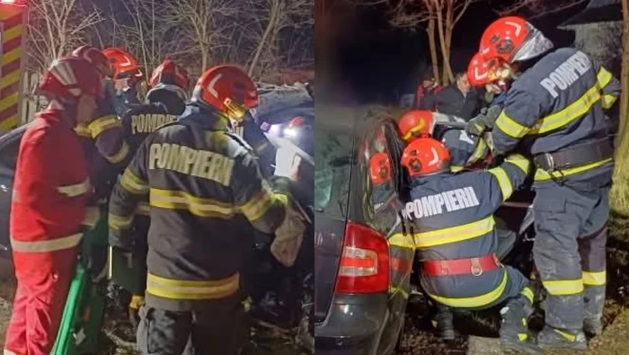 Imagine de la locul accidentului /foto: isu