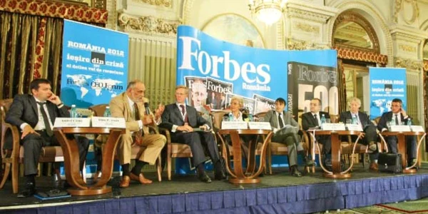 Oficiali guvernamentali şi oameni de afaceri au dezbătut ieri principalele provocări economice la „Forbes România CEO Forum“