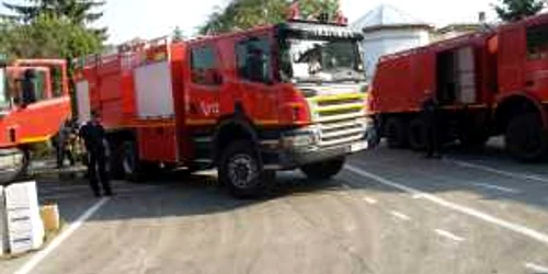 Intervenția pompierilor a fost rapidă foto: Arhivă 