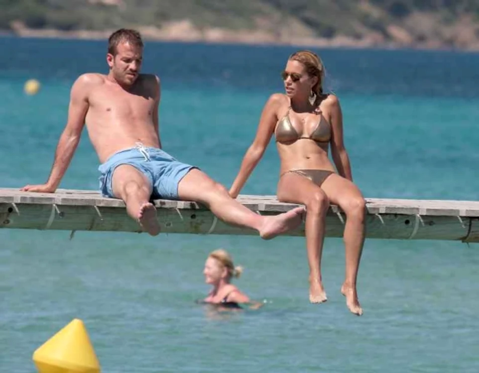 Rafael şi Sylvie Van der Vaart, pe vreme când formau o familie şi mergeau împreună în vacanţe