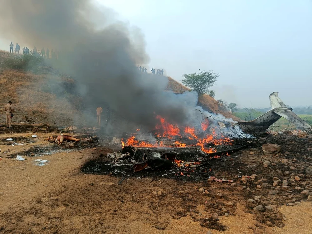 Tragedie aviatică în India FOTO: X