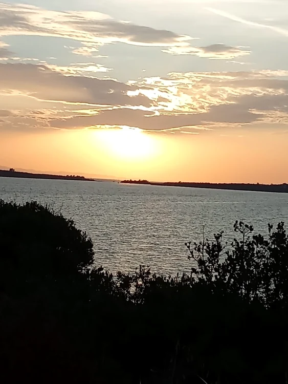 Apus de soare pe o insulă grecească