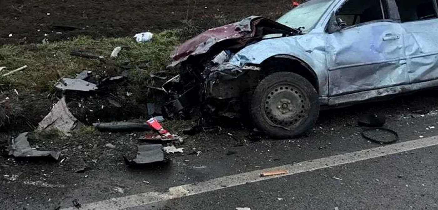 Accident Suceava. FOTO ISU Suceava