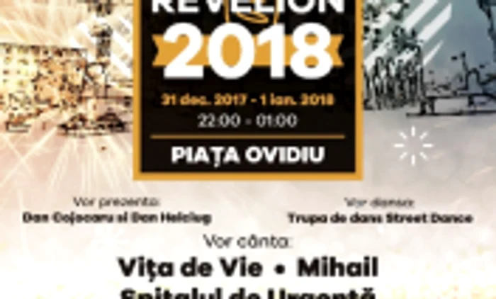 Revelion 2018 în Piaţa Ovidiu din Constanţa Sursa Primărie