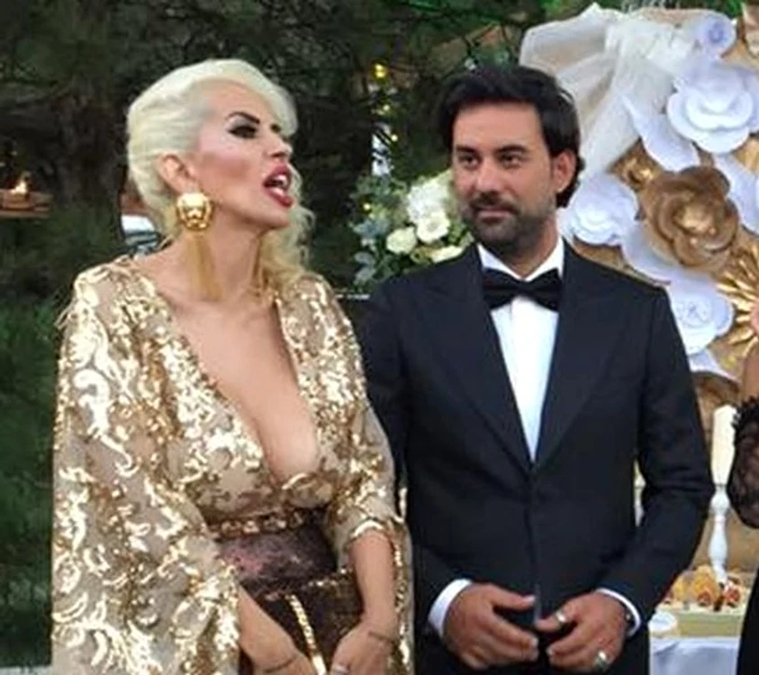 Raluca Bădulescu și Florin Stamin, la nunta lor Foto: Arhivă