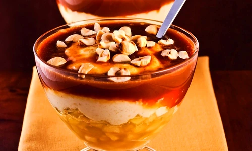 desert cu pere si sos caramel jpeg