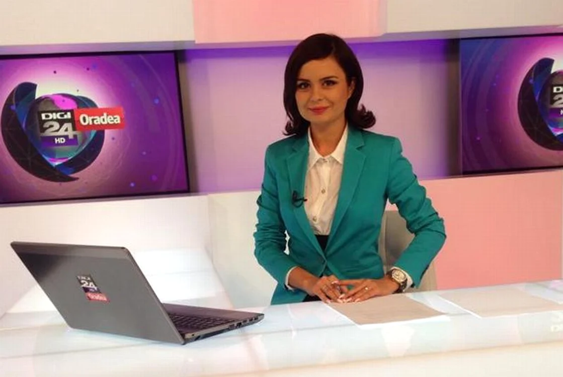 Ana Maria prezintă jurnalul din prime-time la Digi Oradea