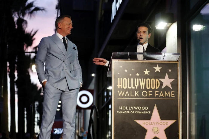 Daniel Craig, care a jucat rolul James Bond începând cu anul 2006, a declarat că este „o onoare absolută să se meargă peste tine în Hollywood”. FOTO: EPA-EFE