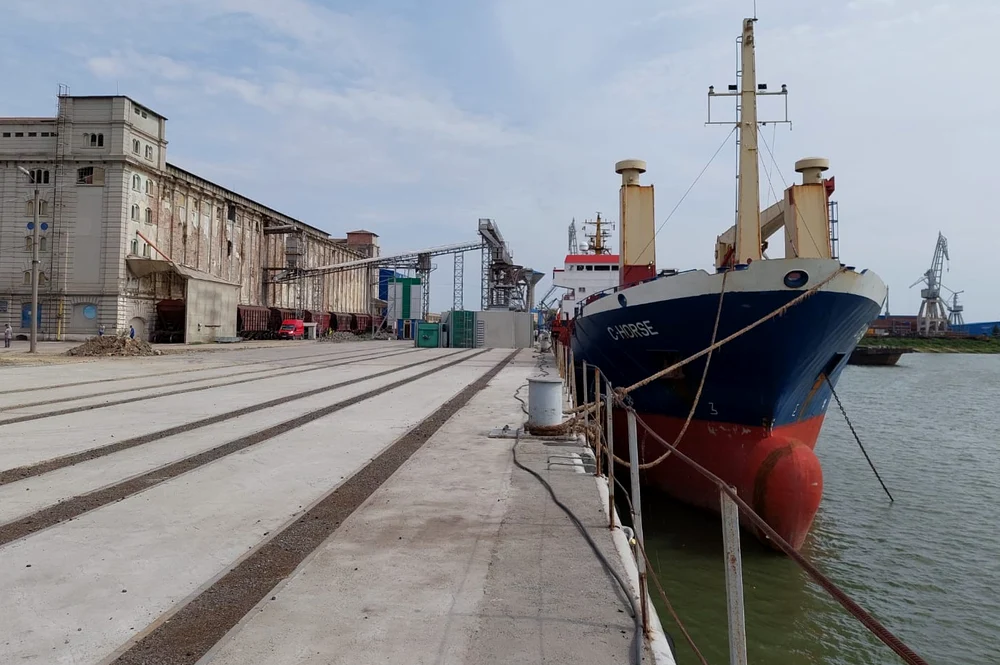 Nava încărcată cu cereale din Ucraina va ajunge în Grecia FOTO: C.Mazilu
