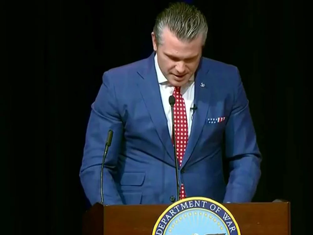 Secretarul american de război, Pete Hegseth/FOTO:X