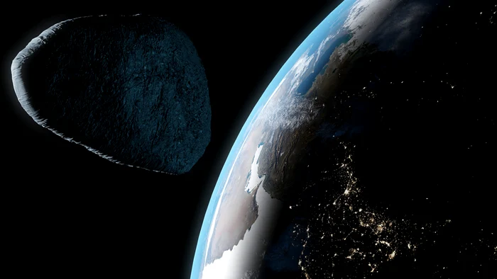 Asteroid Apophis (Imagine realizată digital) FOTO: Shutterstock