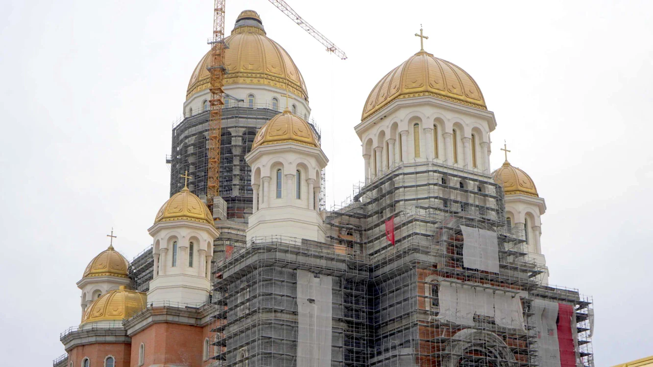 În 2022 se vor termina lucrările la acoperișul catedralei. Foto:basilica.ro/Mircea Florescu