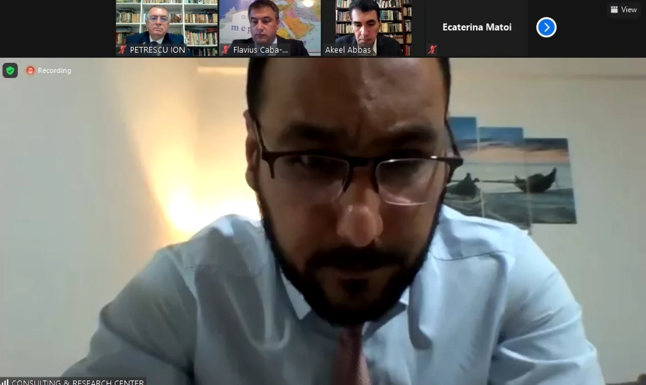 Pe 01.06.2021 a avut loc conferinţa internaţională online cu tema ROLUL IRANULUI ÎN ORIENTUL MIJLOCIU, DUPĂ NEGOCIERILE DE LA VIENA, care a fost moderată de dr. Nawar al Saadi, din Irak.
