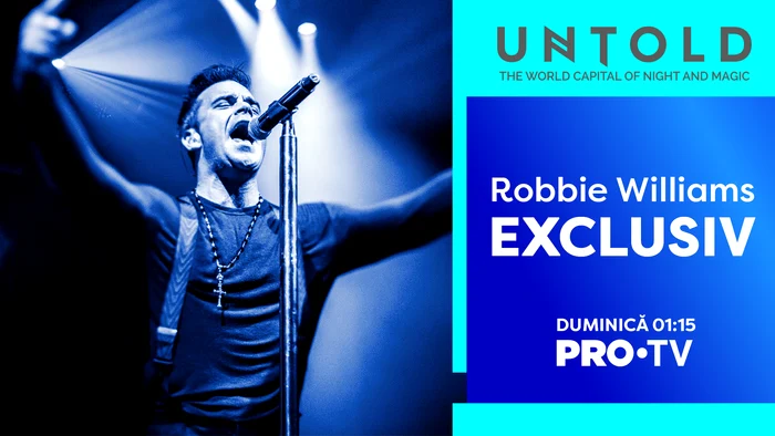 Robbie Williams, concert în direct la ProTv