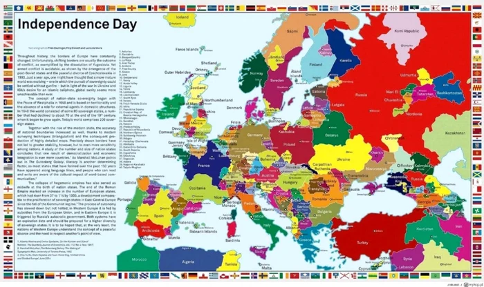 Aşa ar arăta Europa cu alte state suverane după „divorţuri paşnice”