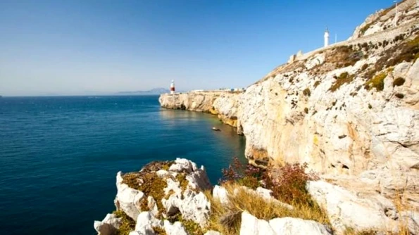 Gibraltar, stânca lui Hercules Mica Britanie de pe coasta Spaniei jpeg