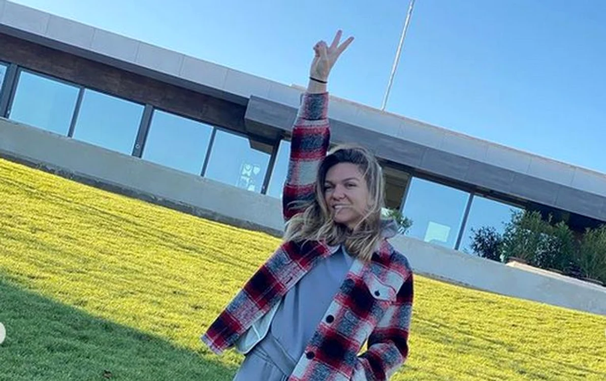 
    Simona Halep, bucuroasă de 1 ianuarieFOTO: Instagram  