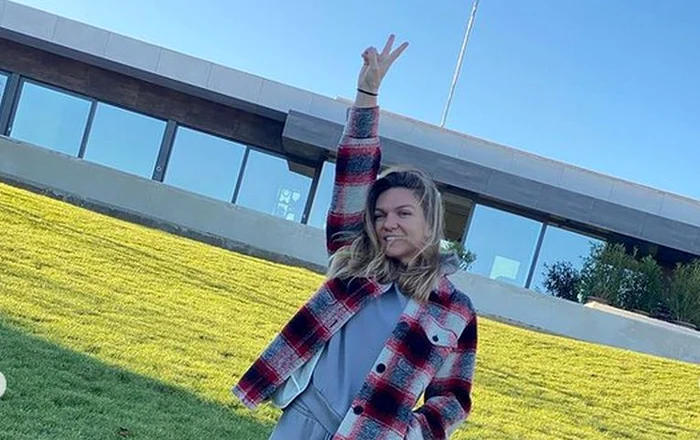 Simona Halep, bucuroasă de 1 ianuarieFOTO: Instagram