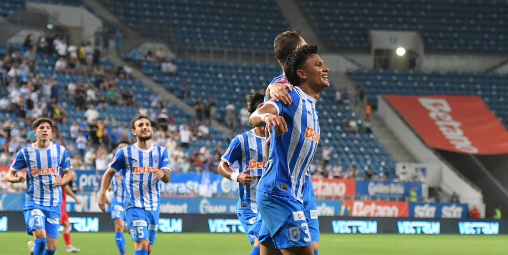 Universitatea Craiova, scorul campionatului. Oltenii sunt lideri în Superliga