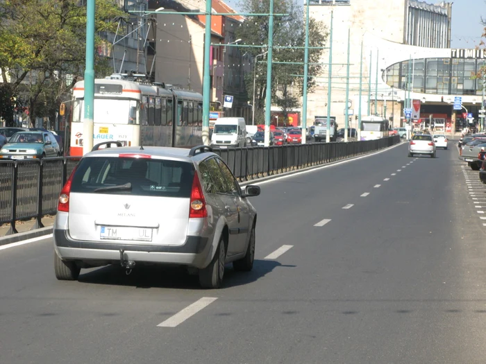 Drumul care duce spre Gara de Nord a fost modernizat