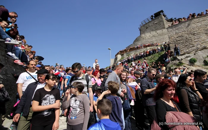 Cetatea Devei, magnet pentru vizitatori