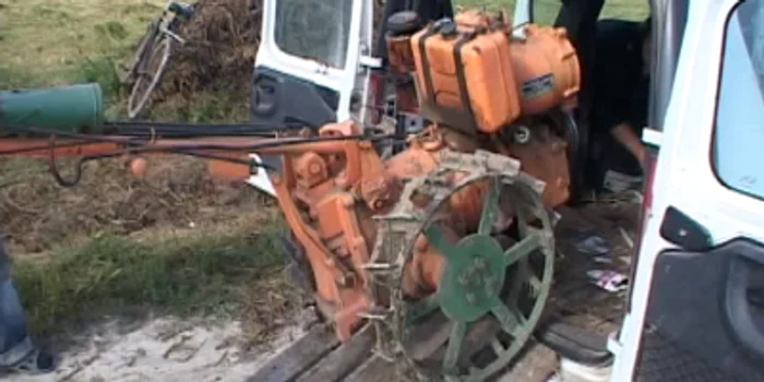 Utilajul a fost recuperat de proprietar de pe marginea Canalului Dunăre - Marea Neagră
