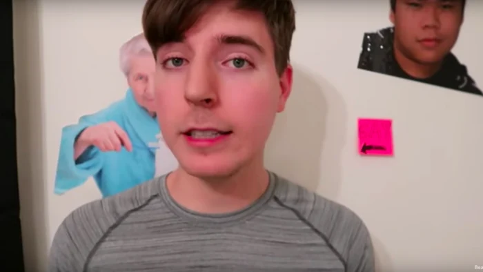 Mr Beast este un vlogger cunoscut peste Ocean, peste 9 milioane de persoane urmărindu-i activitatea din mediul online Foto: Captură video