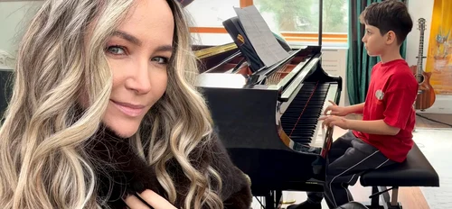 Octavia Geamănu își susține fiul de 9 ani la concursurile naționale și internaționale de pian