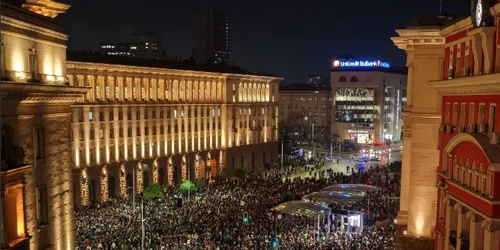 Protest în Sofia, Bulgaria. FOTO: X / Taralejblog