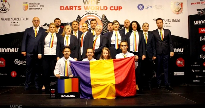 Delegaţia României la Campionatul Mondial de Darts FOTO Arhivă personală/Facebook