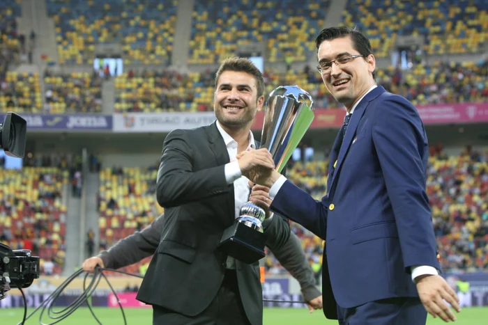 Adrian Mutu şi Răzvan Burleanu