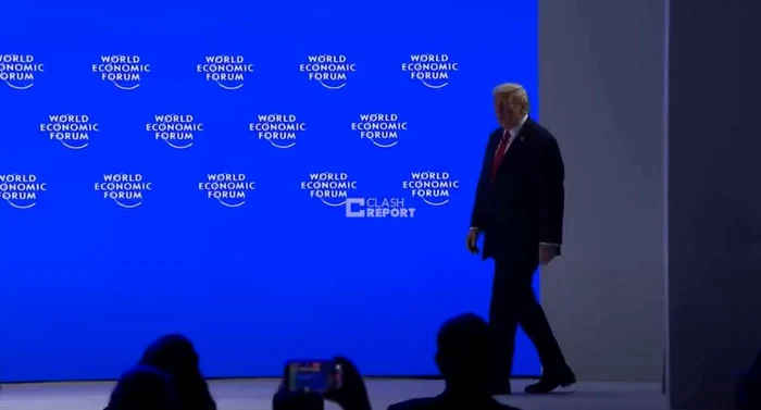 Donald Trump, la Davos FOTO: X