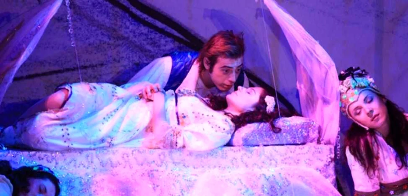 Scenă din spectacolul „Zâna Zorilor”, la Teatrul Excelsior
