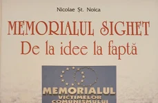 Coperta volumului „Memorialul Sighet. De la idee la faptă”, de prof. ing. Nicolae Noica