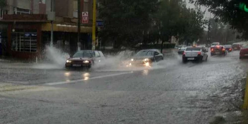 Medgidia inundată de ploaie Foto Adrian Dedu