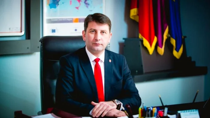 Lucian Micu, în vremea când era primarul Romanului FOTO Facebook