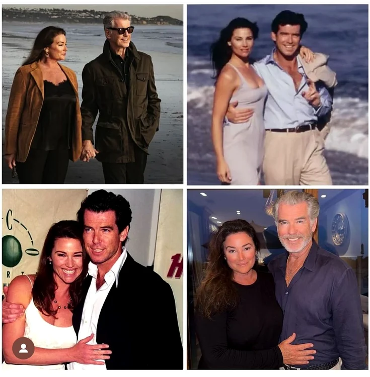 Pierce Brosnan și soția jpg