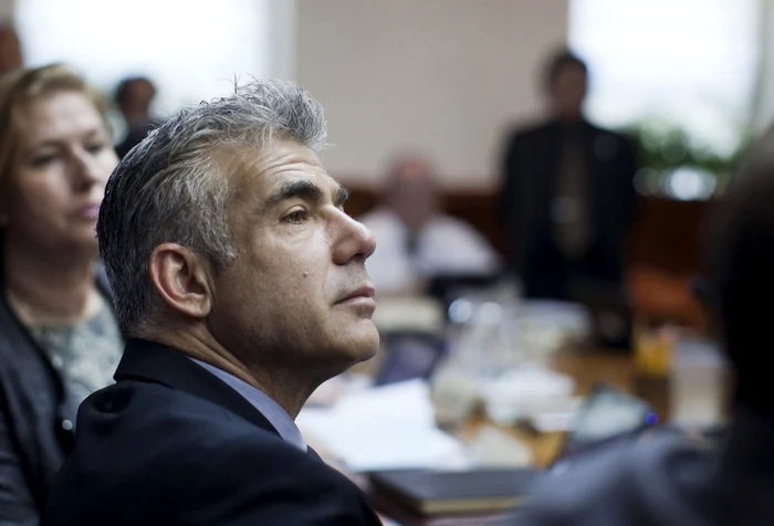 Ministrul de Finanţe din Israel, Yair Lapid.  FOTO: Reuters