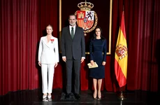 Prințesa Leonor, Regele Felipe și Regina Letizia la Muzeul madrilen de ceară, Profimedia (1) jpg