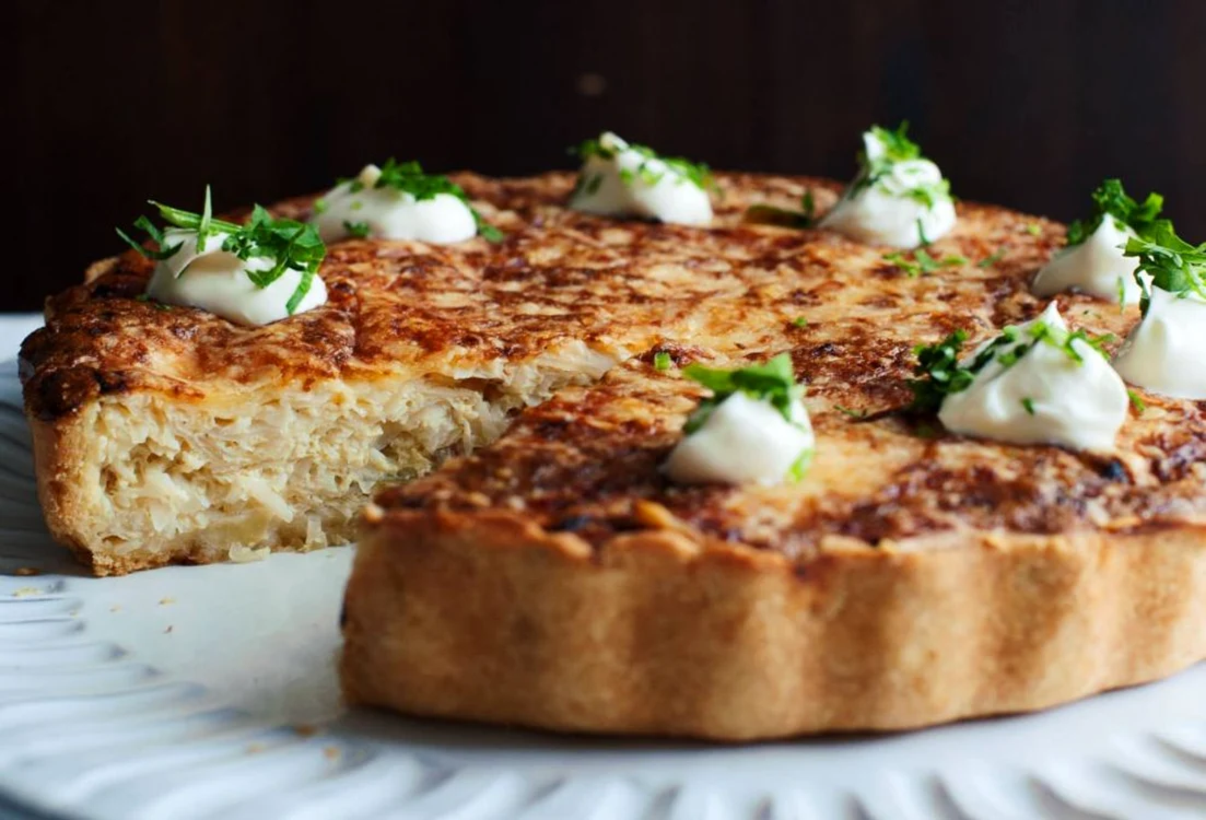 Quiche cu varza murata, mere si bacon jpeg