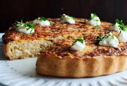 Quiche cu varza murata, mere si bacon jpeg