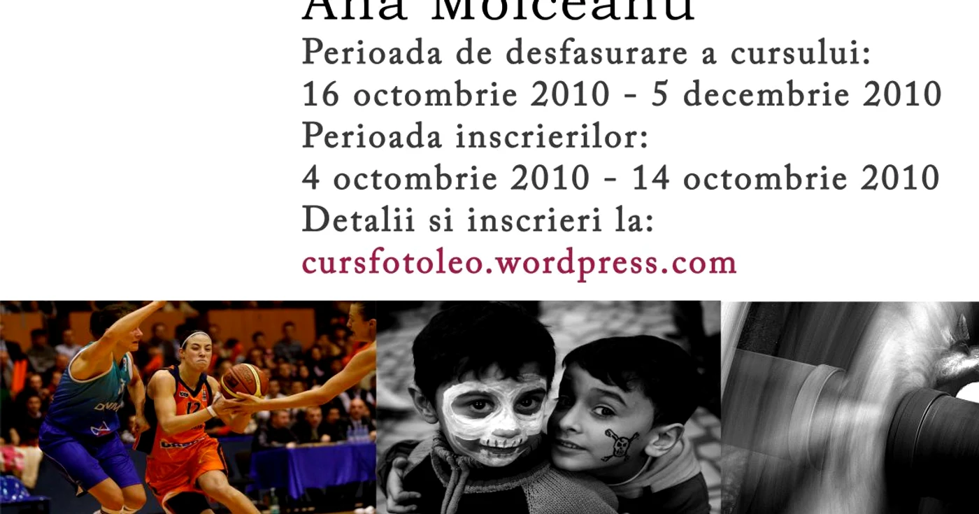 Afişul cursului