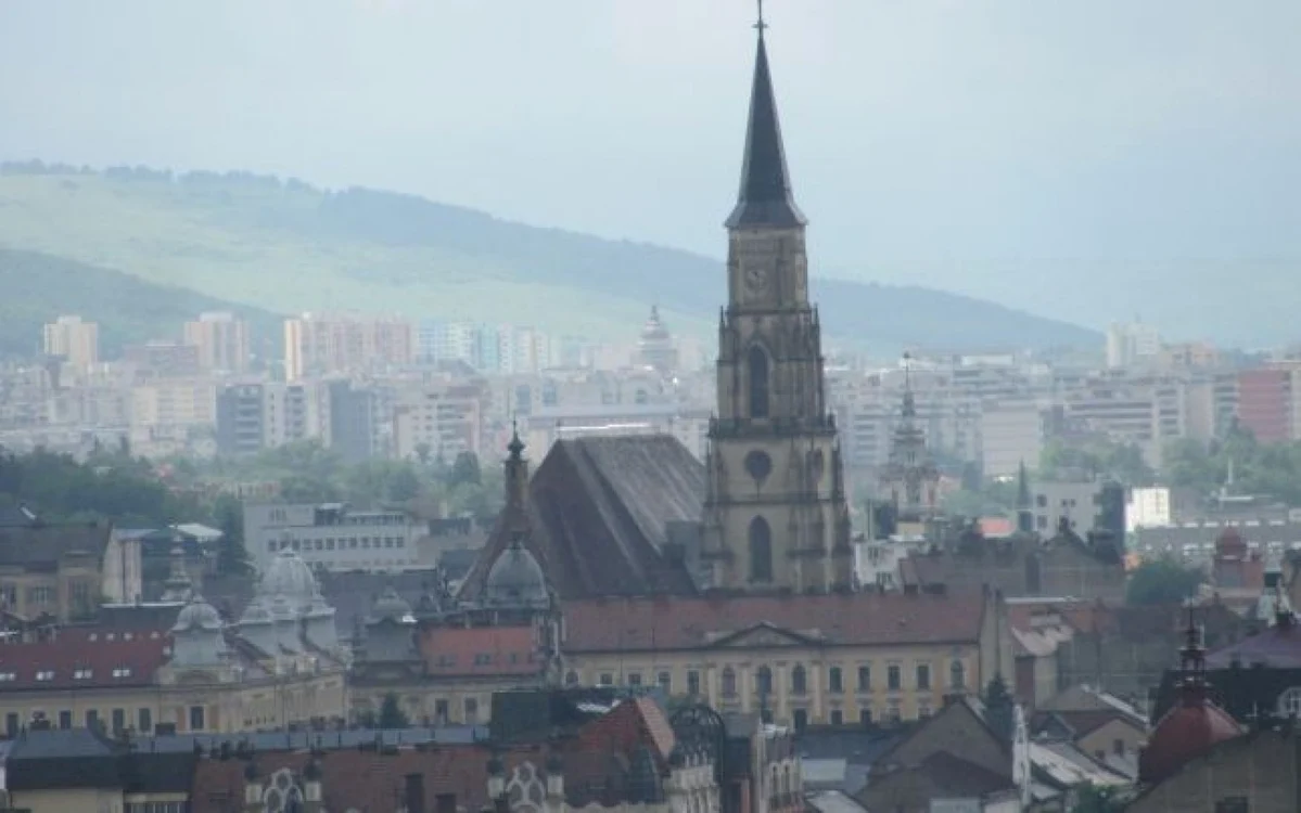 Centrul Clujului a fost filmat de sus, cu ajutorul unei drone