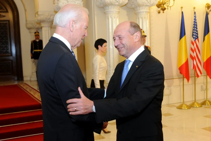 Traian Băsescu spune că a avut o relație excepțională cu președintele Joe Biden FOTO: Presidency